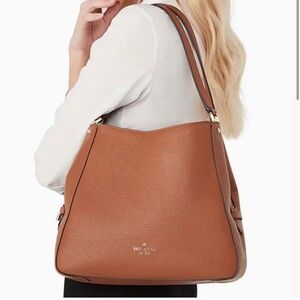 Kate Spade New York  LEILA MEDIUM TRIPLE COMPARTMENT LEATHER BAG